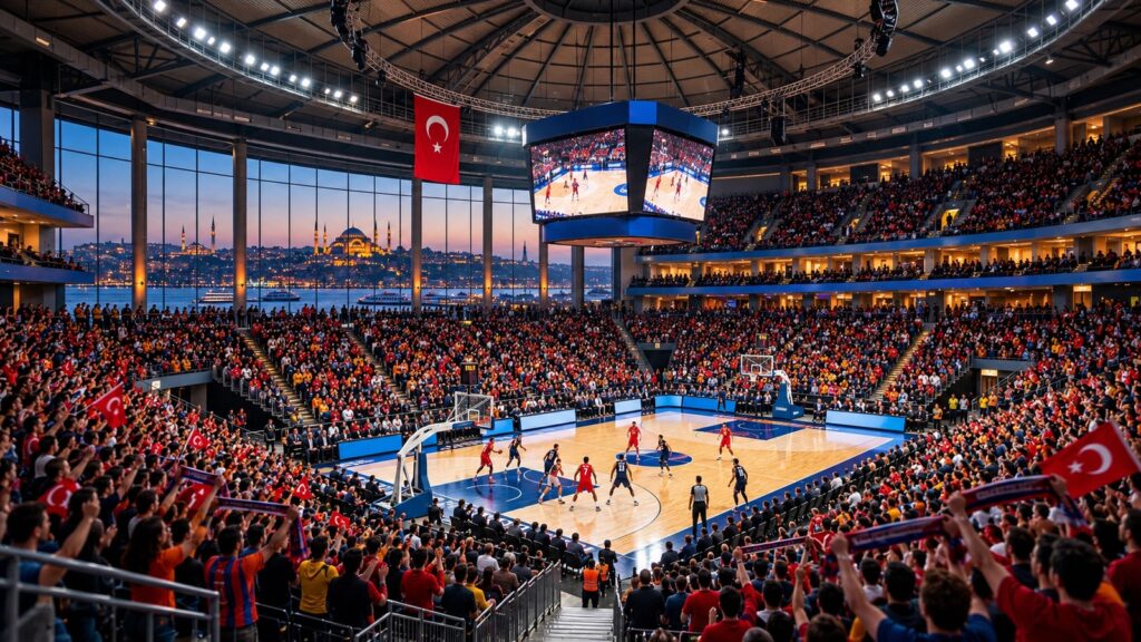 ver un partido de baloncesto en Estambul