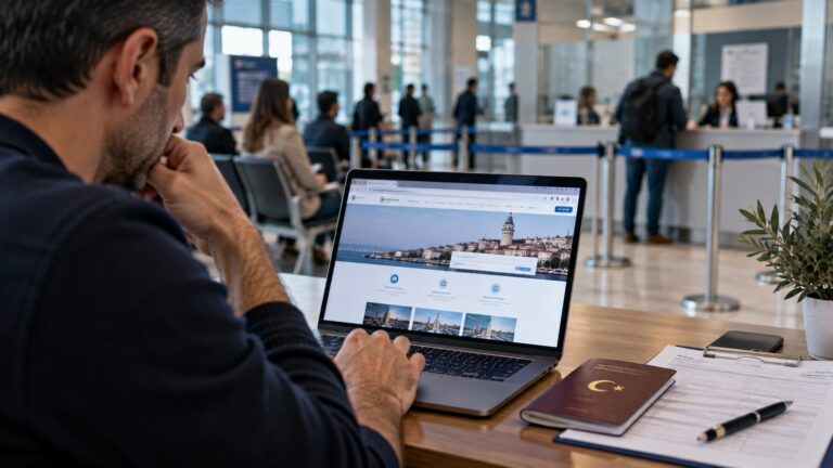 VFS Global portalı olduğunu söyleyen bir site daha: Şirketin adresi başka