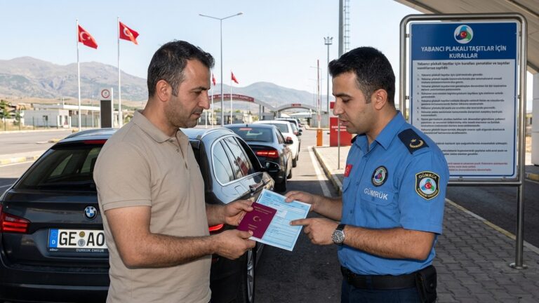yabancı plakalı araç kullanımı